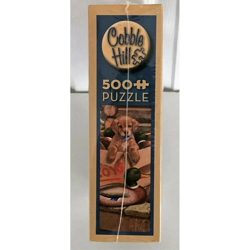 Cobble Hill 500 Piece Puzzle Doggie Decoys Jim Lamb 2011 Wild Wings USA NWT GIFT